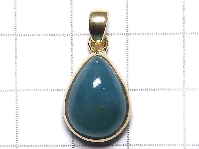 [Video][One of a kind] Grandidierite AAA Pendant 18KGP NO.22