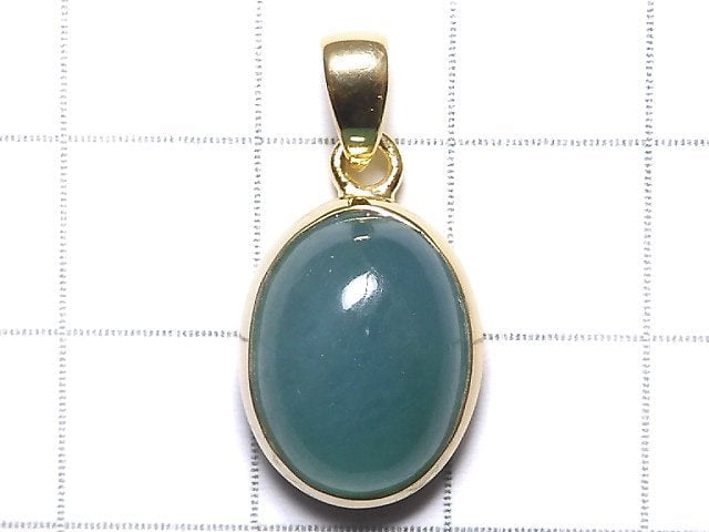 [Video][One of a kind] Grandidierite AAA Pendant 18KGP NO.24