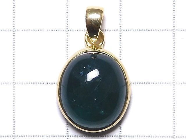 [Video][One of a kind] Grandidierite AAA Pendant 18KGP NO.26