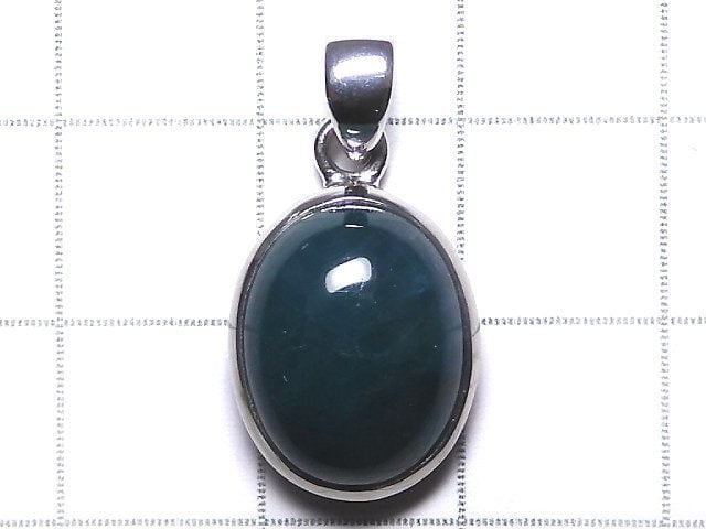 [Video][One of a kind] Grandidierite AAA Pendant Silver925 NO.33