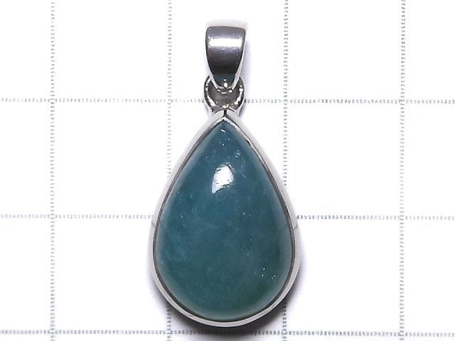 [Video][One of a kind] Grandidierite AAA Pendant Silver925 NO.34