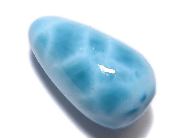 [Video][One of a kind] Larimar Pectolite AAA Half Drilled Hole Drop 1pc NO.3