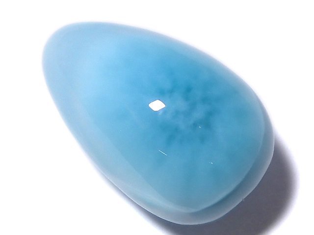 [Video][One of a kind] Larimar Pectolite AAA Half Drilled Hole Drop 1pc NO.10