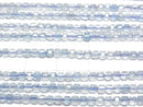 [Video] High Quality! Aquamarine AAA- Cube Shape 2x2x2mm 1strand beads (aprx.15inch/37cm)