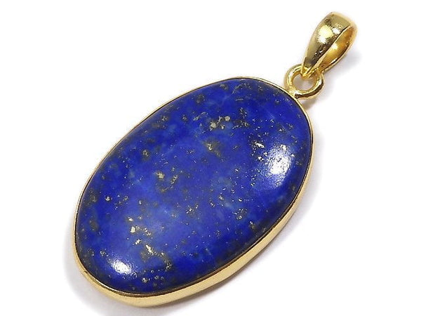 [Video][One of a kind] Lapislazuli AA++ Pendant 18KGP NO.6