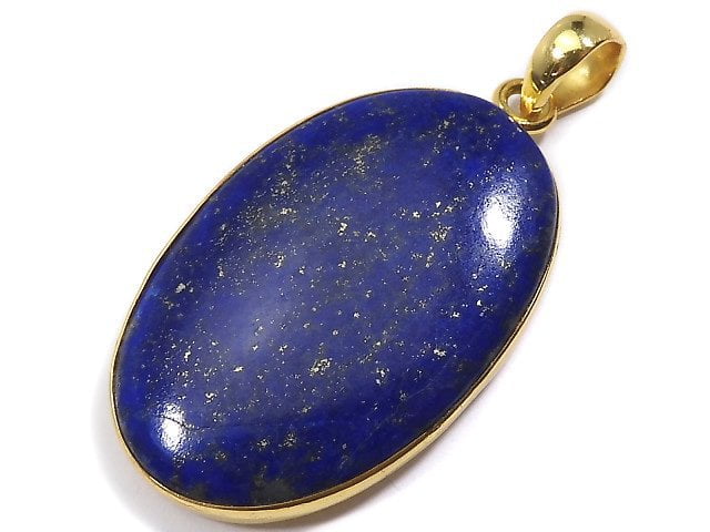 [Video][One of a kind] Lapislazuli AA++ Pendant 18KGP NO.8