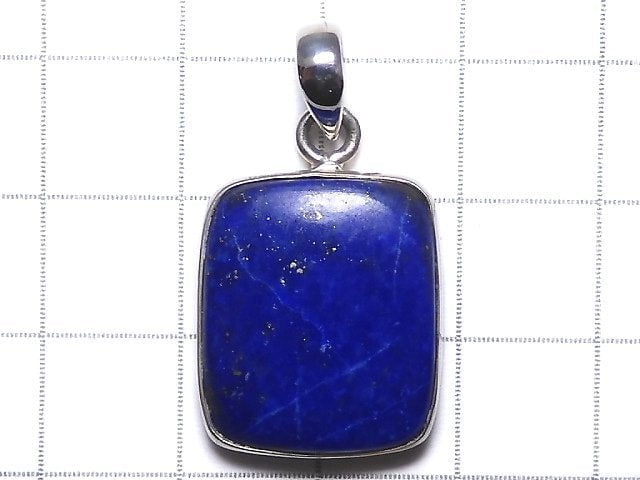 [Video][One of a kind] Lapislazuli AA++ Pendant Silver925 NO.15