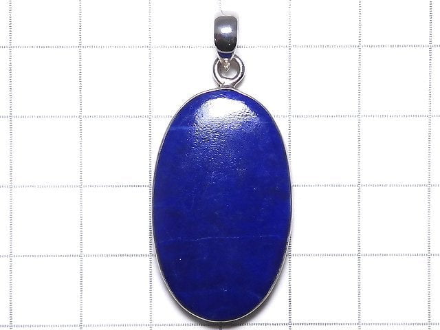 [Video][One of a kind] Lapislazuli AA++ Pendant Silver925 NO.16