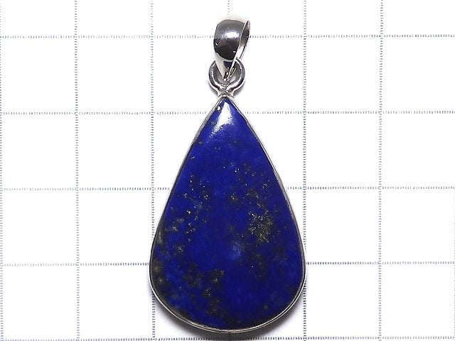 [Video][One of a kind] Lapislazuli AA++ Pendant Silver925 NO.19