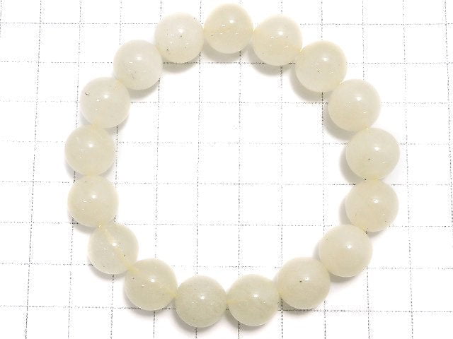 [Video][One of a kind] Libyan Desert Glass Round 12mm Bracelet NO.11