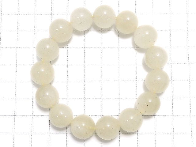 [Video][One of a kind] Libyan Desert Glass Round 13mm Bracelet NO.14