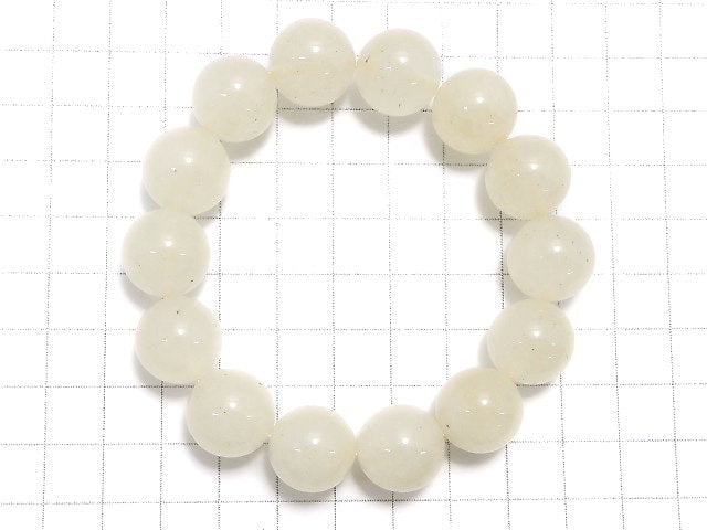 [Video][One of a kind] Libyan Desert Glass Round 15mm Bracelet NO.18