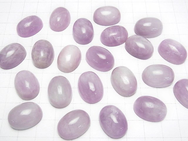 [Video] Nigerian Kunzite AA++ Oval Cabochon 20x15mm 1pc