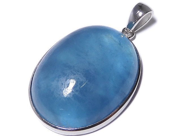 [Video][One of a kind] Aquamarine AA++ Pendant Silver925 NO.32