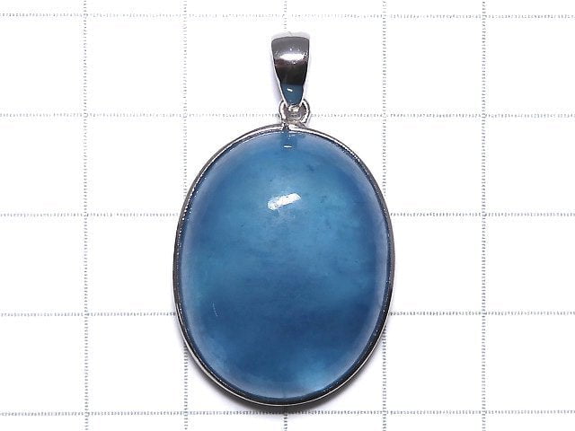 [Video][One of a kind] Aquamarine AA++ Pendant Silver925 NO.32