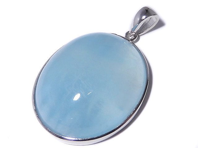 [Video][One of a kind] Aquamarine AA++ Pendant Silver925 NO.36