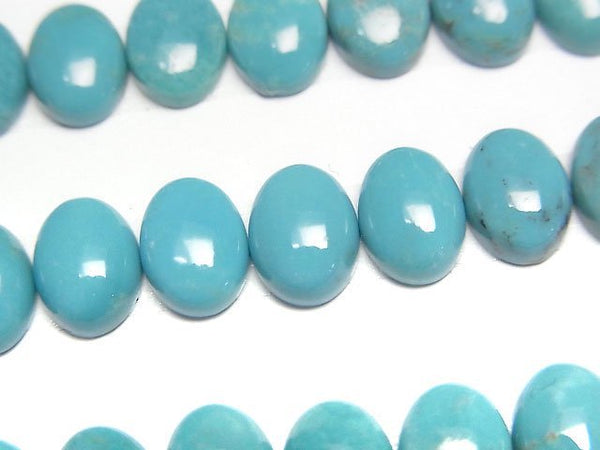 [Video]Turquoise AAA Oval Cabochon 8x6mm 2pcs