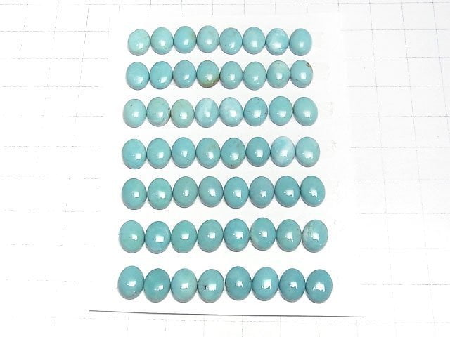 [Video]Turquoise AA++ Oval Cabochon 9x7mm 2pcs