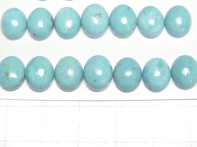 [Video]Turquoise AAA- Oval Cabochon 10x8mm 1pc