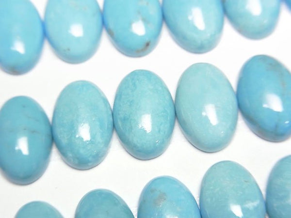 [Video] Turquoise AAA- Oval Cabochon 12x8mm [Light color] 1pc