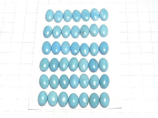 [Video] Turquoise AAA- Oval Cabochon 12x8mm [Light color] 1pc