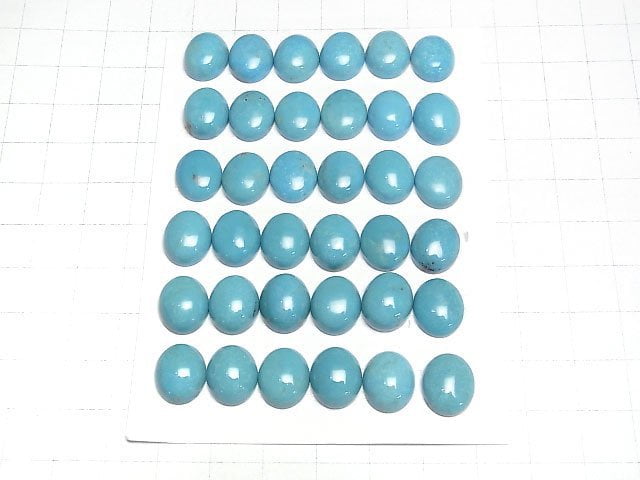 [Video]Turquoise AAA Oval Cabochon 12x10mm 1pc