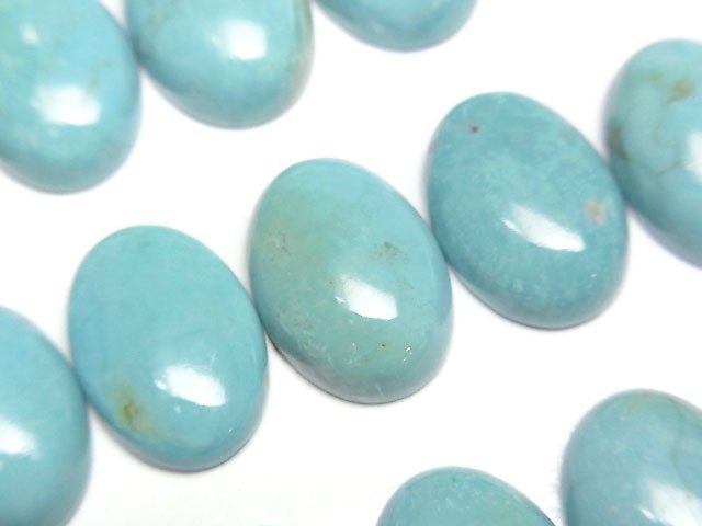 [Video]Turquoise AAA- Oval Cabochon 14x10mm 1pc