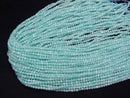 [Video]High Quality! Amazonite Silica AA+ Faceted Round 3mm 1strand beads (aprx.15inch/37cm)