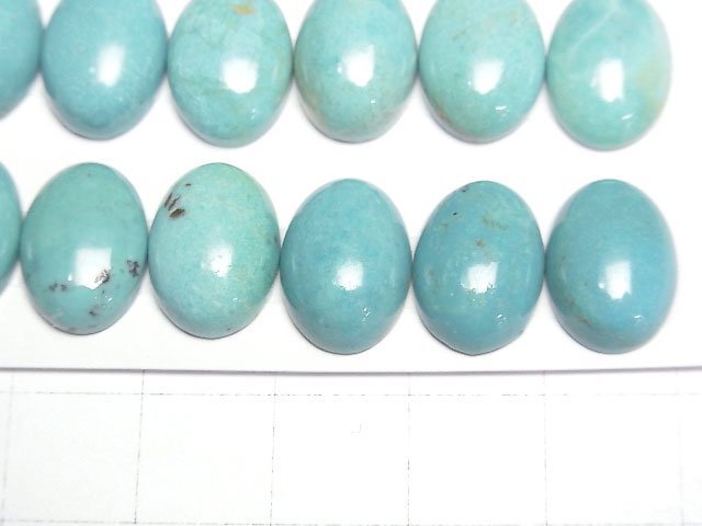 [Video]Turquoise AA++ Oval Cabochon 14x10mm 1pc