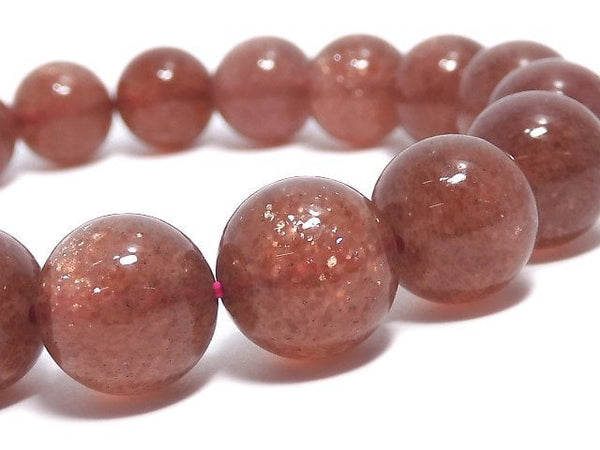 [Video][One of a kind] Pink Epidote AAA Round 11mm Bracelet NO.8