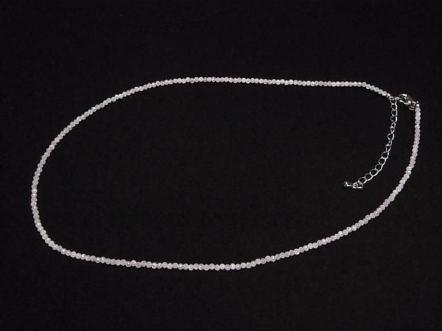 [Video] High Quality! Kunzite AA+ Faceted Round 2mm Necklace