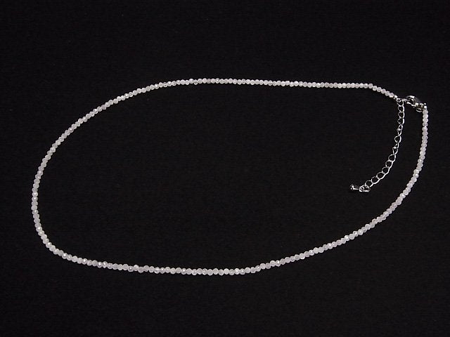 [Video]High Quality! Kunzite AA+ Faceted Round 2mm Necklace