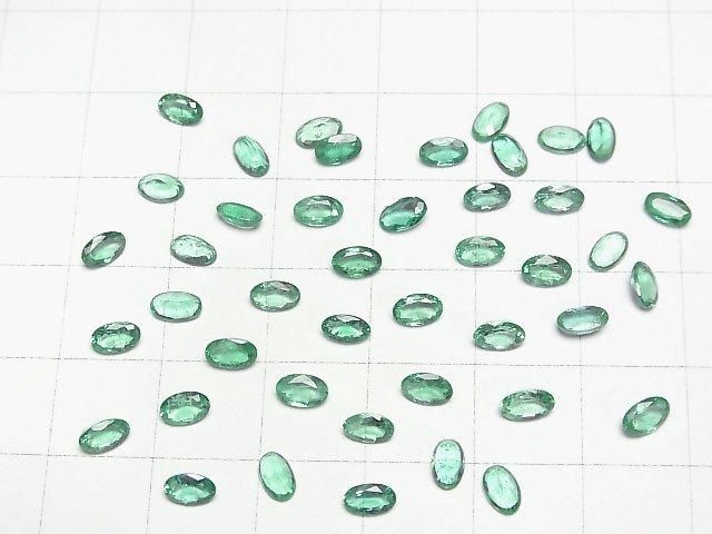 [Video]Zambia High Quality Emerald AAA Loose stone Oval Faceted 5x3mm 1pc