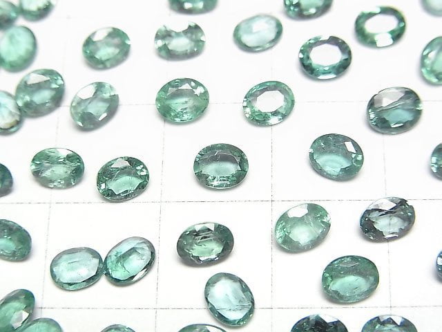 [Video]Zambia High Quality Emerald AAA- Loose stone Oval Faceted 5x4mm 1pc