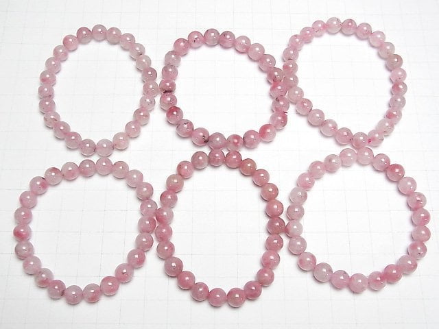 [Video] Rhodonite Silica AA+ Round 8mm Bracelet