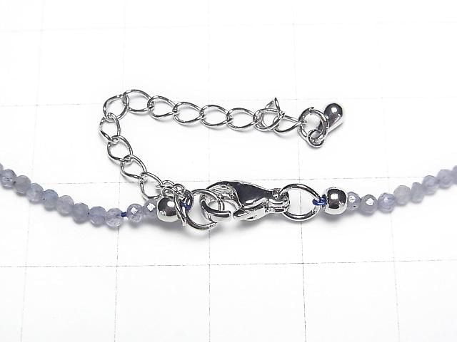 [Video] High Quality! Tanzanite AA+ Faceted Round 2mm Necklace
