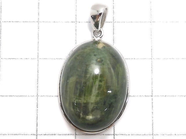 [Video][One of a kind] Chrome Diopside Pendant Silver925 NO.16