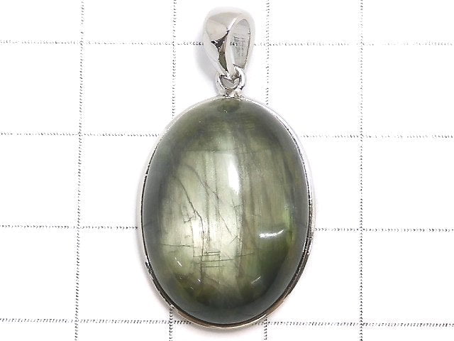 [Video][One of a kind] Chrome Diopside Pendant Silver925 NO.21