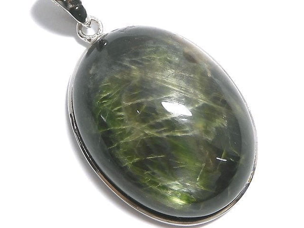 [Video][One of a kind] Chrome Diopside Pendant Silver925 NO.30