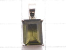 [Video][One of a kind] Moldavite AAA Faceted Pendant Silver925 NO.86
