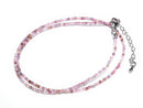 [Video]High Quality! Multi-color Spinel AAA Faceted Round 2mm Necklace