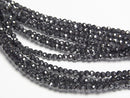[Video]High Quality! Magnetic Hematite Faceted Round 2mm Necklace