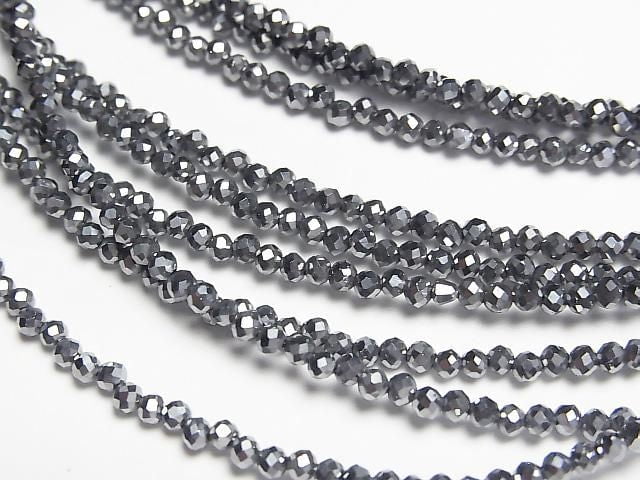 [Video] High Quality! Terahertz Faceted Round 2mm Necklace