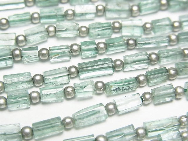 [Video]High Quality Emerald AAA- Rough Tube half or 1strand beads (aprx.17inch/42cm)