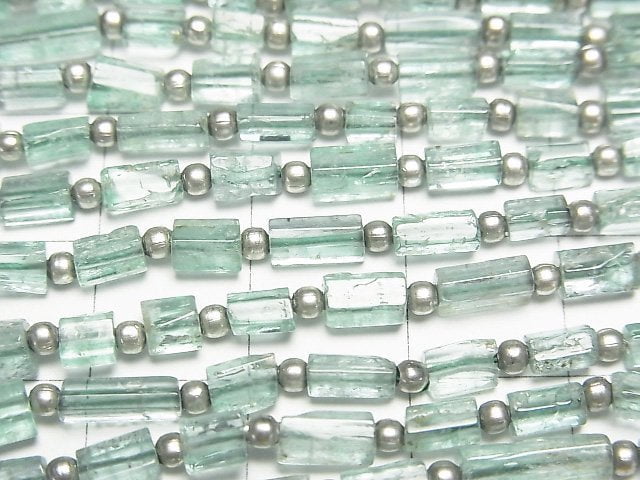 [Video]High Quality Emerald AAA- Rough Tube half or 1strand beads (aprx.17inch/42cm)