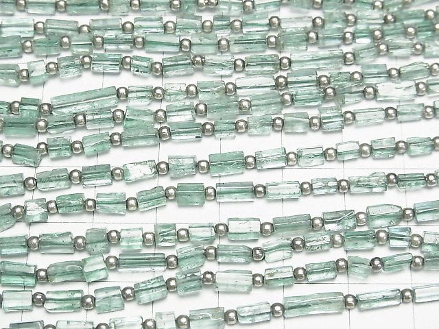 [Video]High Quality Emerald AAA- Rough Tube half or 1strand beads (aprx.17inch/42cm)