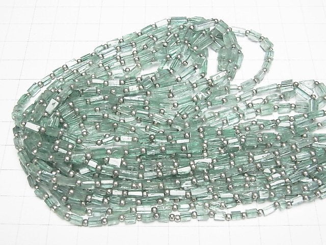 [Video]High Quality Emerald AAA- Rough Tube half or 1strand beads (aprx.17inch/42cm)