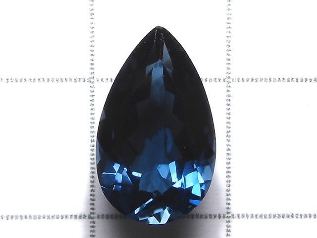 [Video][One of a kind] High Quality London Blue Topaz AAA Loose stone Faceted 1pc NO.124