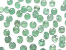 [Video]Zambia High Quality Emerald AA++ Loose stone Round Faceted 4x4mm 1pc