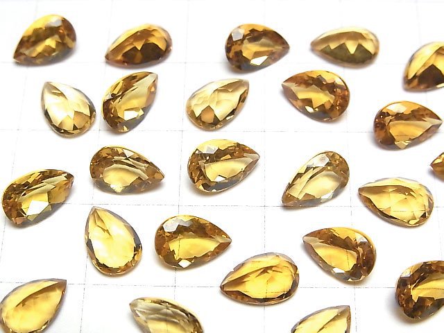 [Video]High Quality Heliodor AAA Loose stone Pear shape Faceted 9x6mm 1pc